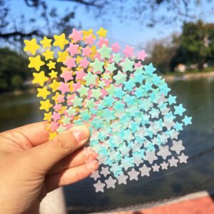 Star-Shaped Acne Patches – Colorful & Cute Pimple Care Solution (Multicolor-36 in 1 Sheet)