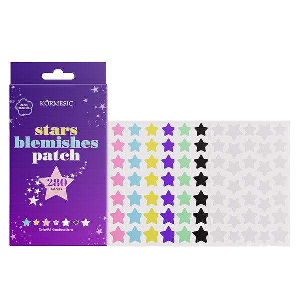 Star-Shaped Acne Patches – Colorful & Cute Pimple Care Solution (Multicolor -280 P) - Image 3
