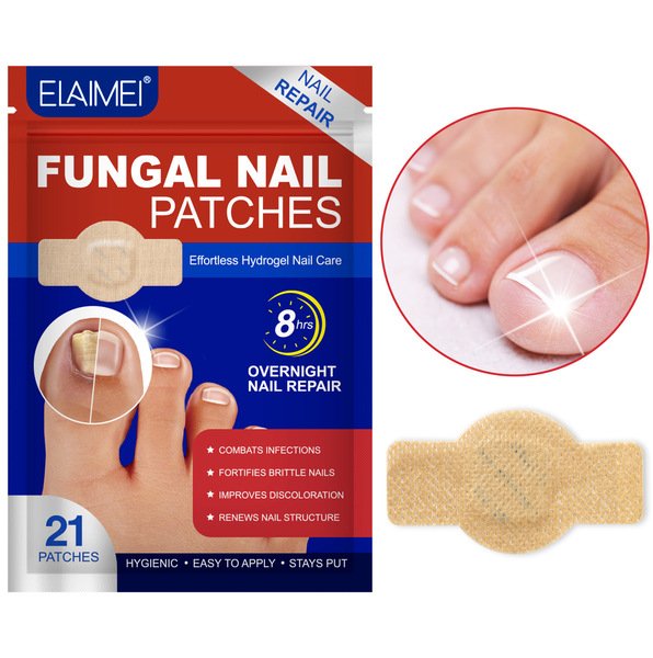 Foot Nail Antibacterial Patch for Foot Care | Breathable Long-lasting Effect | Eliminates Bacterial Infection & Restores Healthy Nails