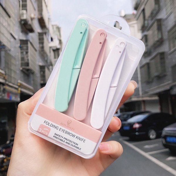 Eyebrow razor professional 3 Pcs Box - Image 3