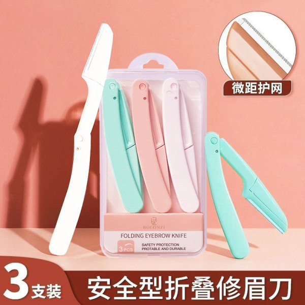 Eyebrow razor professional 3 Pcs Box - Image 4